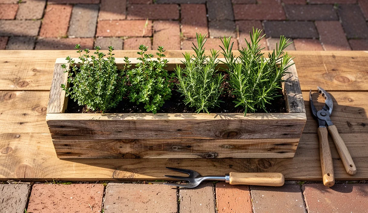 Turning Pallet Slats into Sturdy Herb Planters